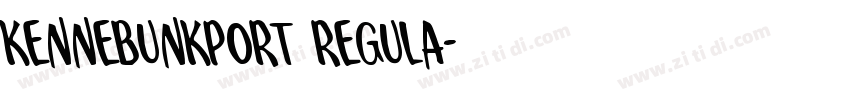 kennebunkport regula字体转换
